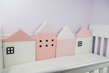 Load image into Gallery viewer, 4pcs/set Baby Bed Bumper Little House Pattern Crib
